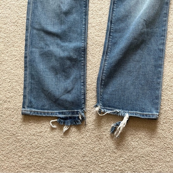 Hudson Jeans “Nico” Frayed Hem Light Wash Denim Size 27 - Picture 9 of 15